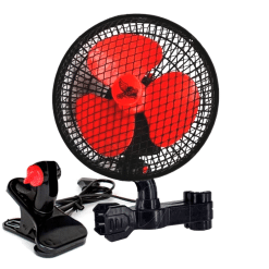 Ventilatore Cyclone oscillante con Pinza e Clip Monkey - 20cm 20W