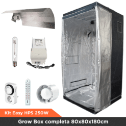 Kit Easy HPS 250W - Grow Box completa 80x80x180cm