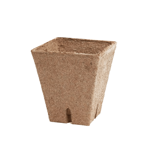 Vaso torba biodegradabile quadrato - Jiffy Pot 8x8x10cm