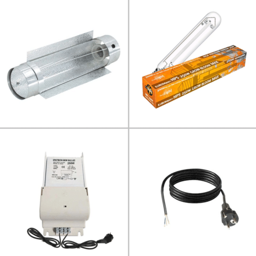 Kit CoolTube Pure Light Agro 250W - Crescita e Fioritura